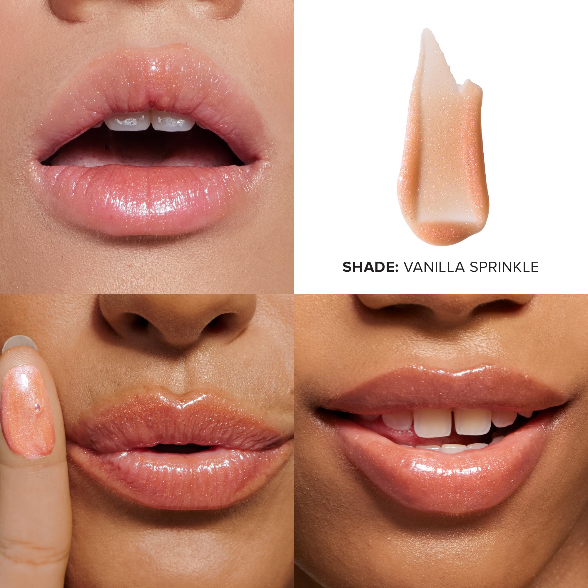 Mocha Magic lip butter glossy finish swatch