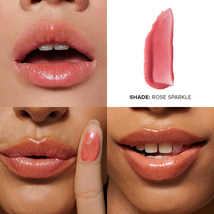 Nudestix peptide lip butter kit with ingredients label