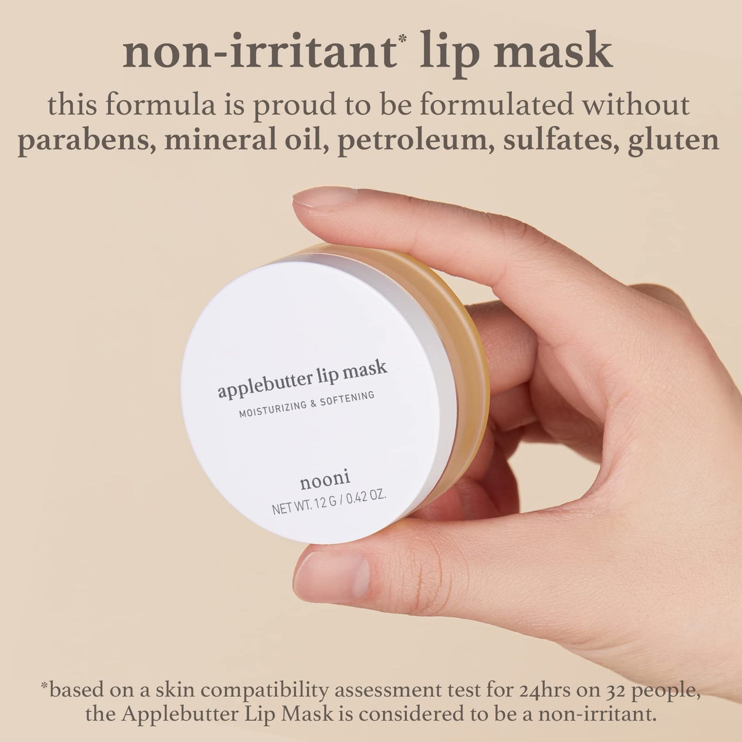 Nooni vegan lip mask and tinted lip oil for hydration