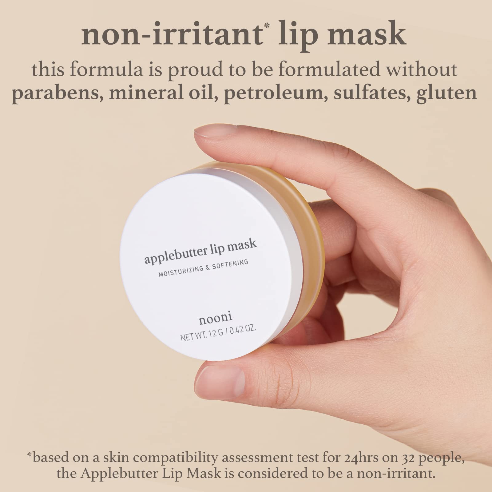Nooni vegan lip mask and tinted lip oil for hydration