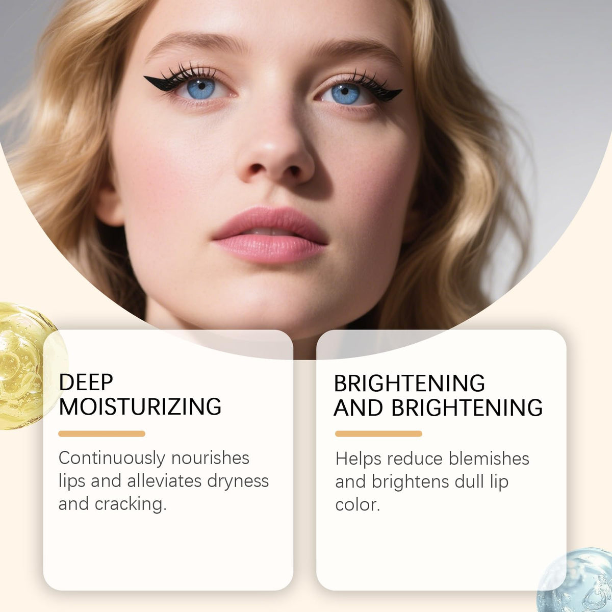 Viareline Brightening Lip Balm lifestyle setting for daily skincare routine