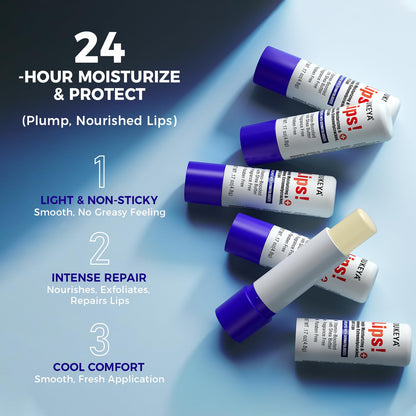 Texture and application of Oukeya medicated lip balm