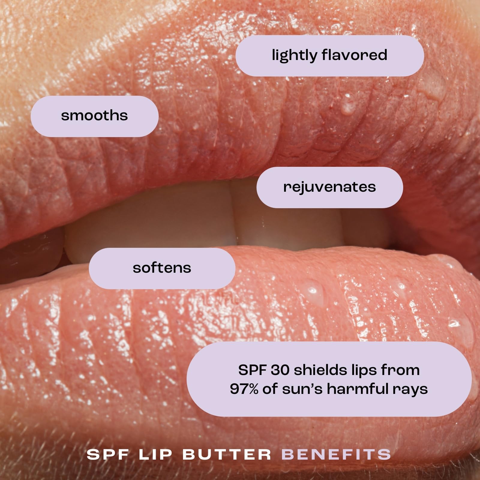 Natural Inspirations Pomegranate Lip Butter packaging details