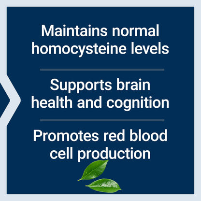 Authentic USA imported Life Extension Vitamin B12 packaging highlighting neurological function and heart smart health benefits.