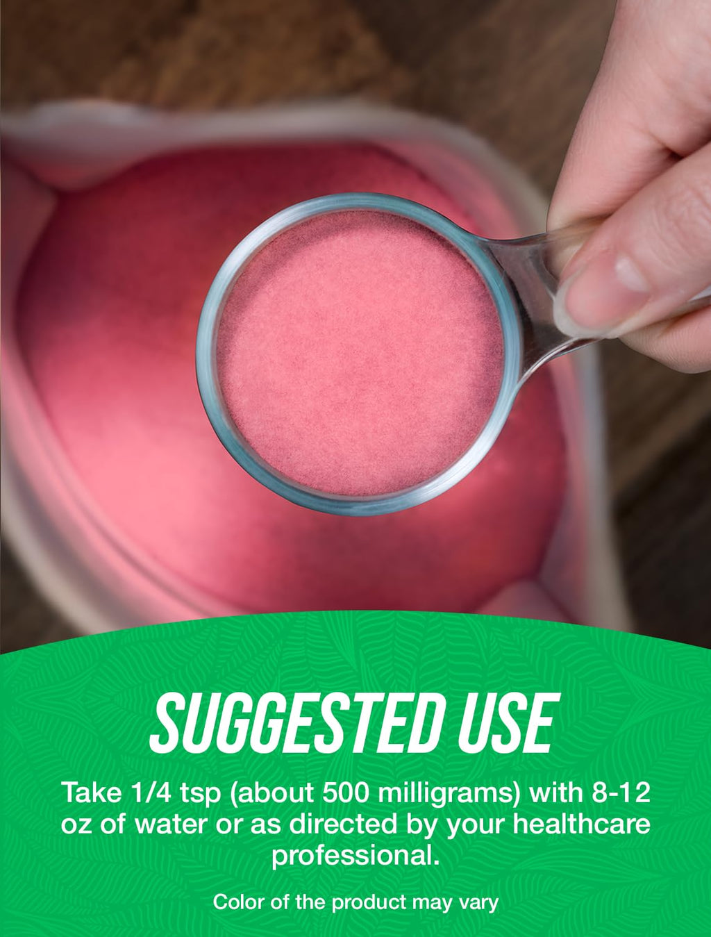 BulkSupplements Tart Cherry Extract Powder mixing into water or beverage