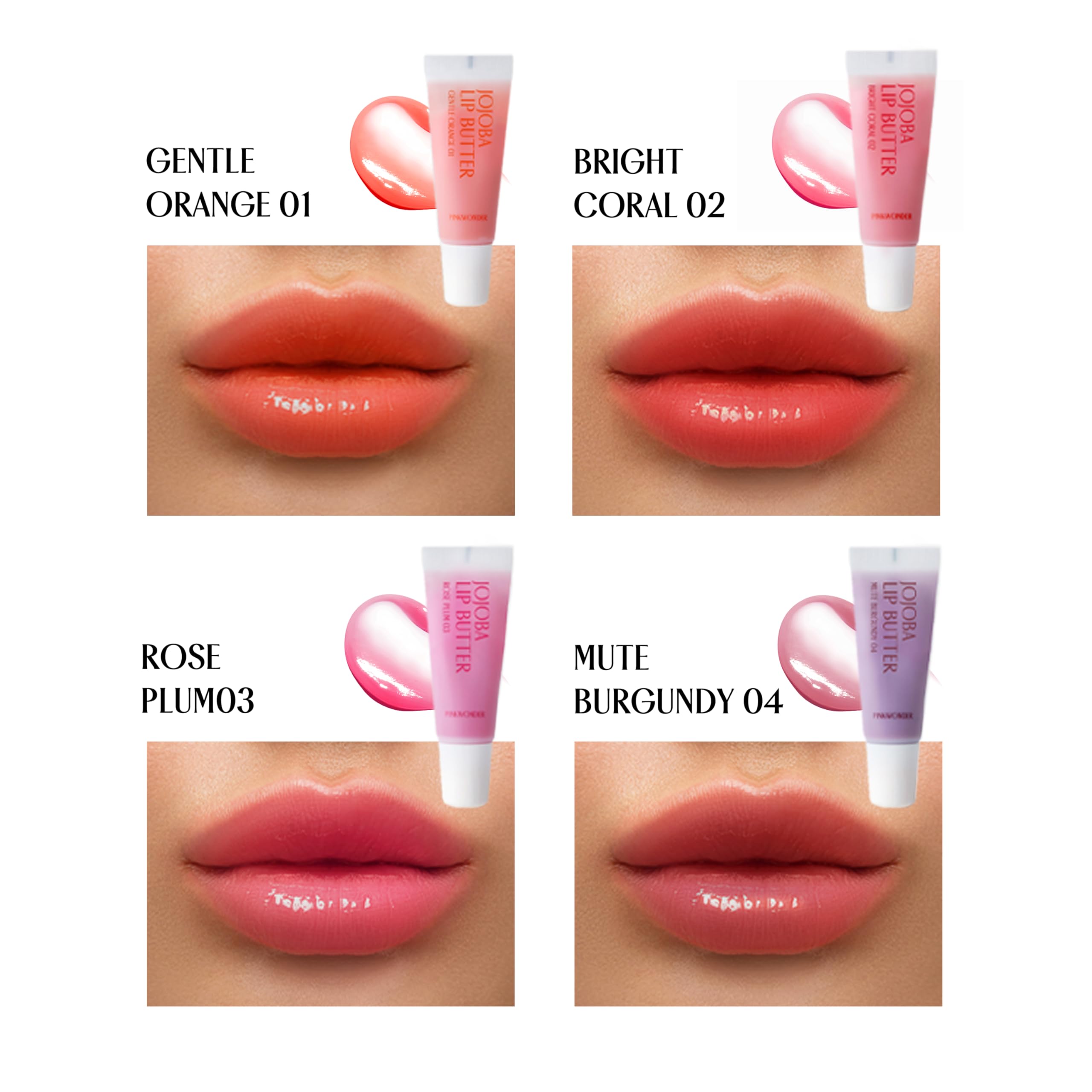 Pinkwonder Jojoba Lip Butter 04 Mute Burgundy side profile