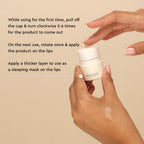 The Face Shop The Therapy Lipcerin airtight twist-up base mechanism