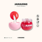 Oz Lab Jamazing Lip Butter Balm showing the glossy tinted texture