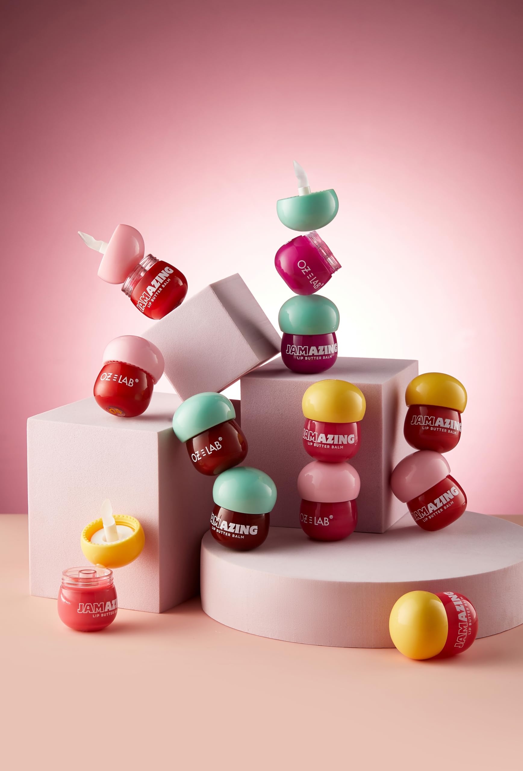 Oz Lab Jamazing lip balm packaging details