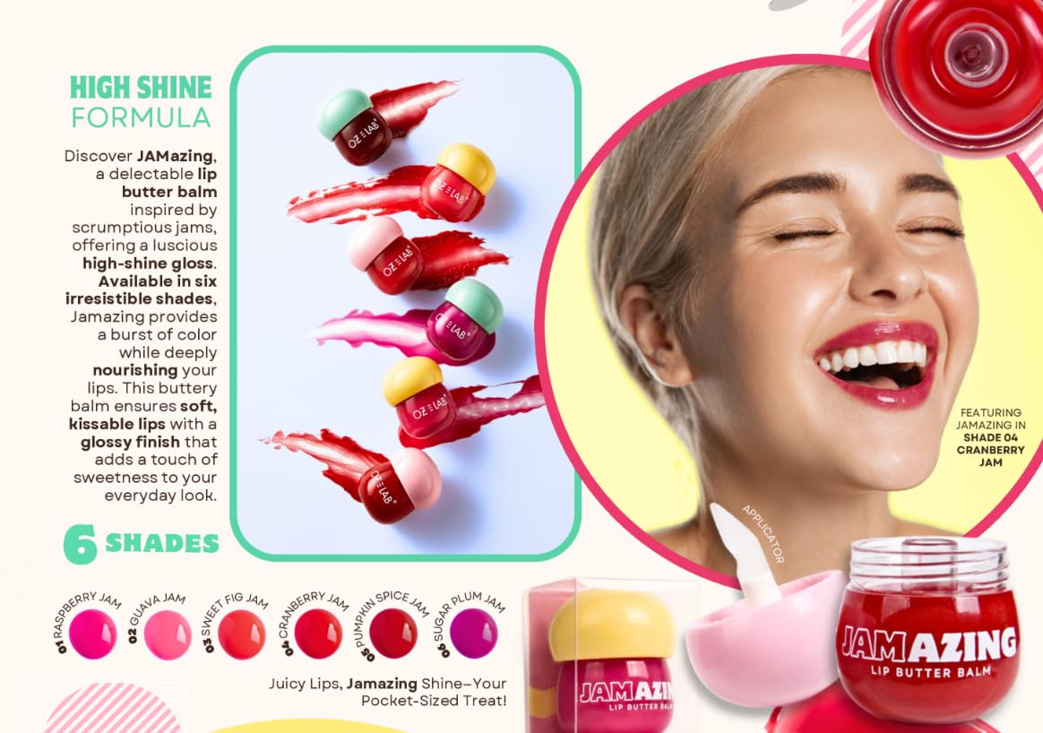 Oz Lab Jamazing Lip Butter Balm closed tube