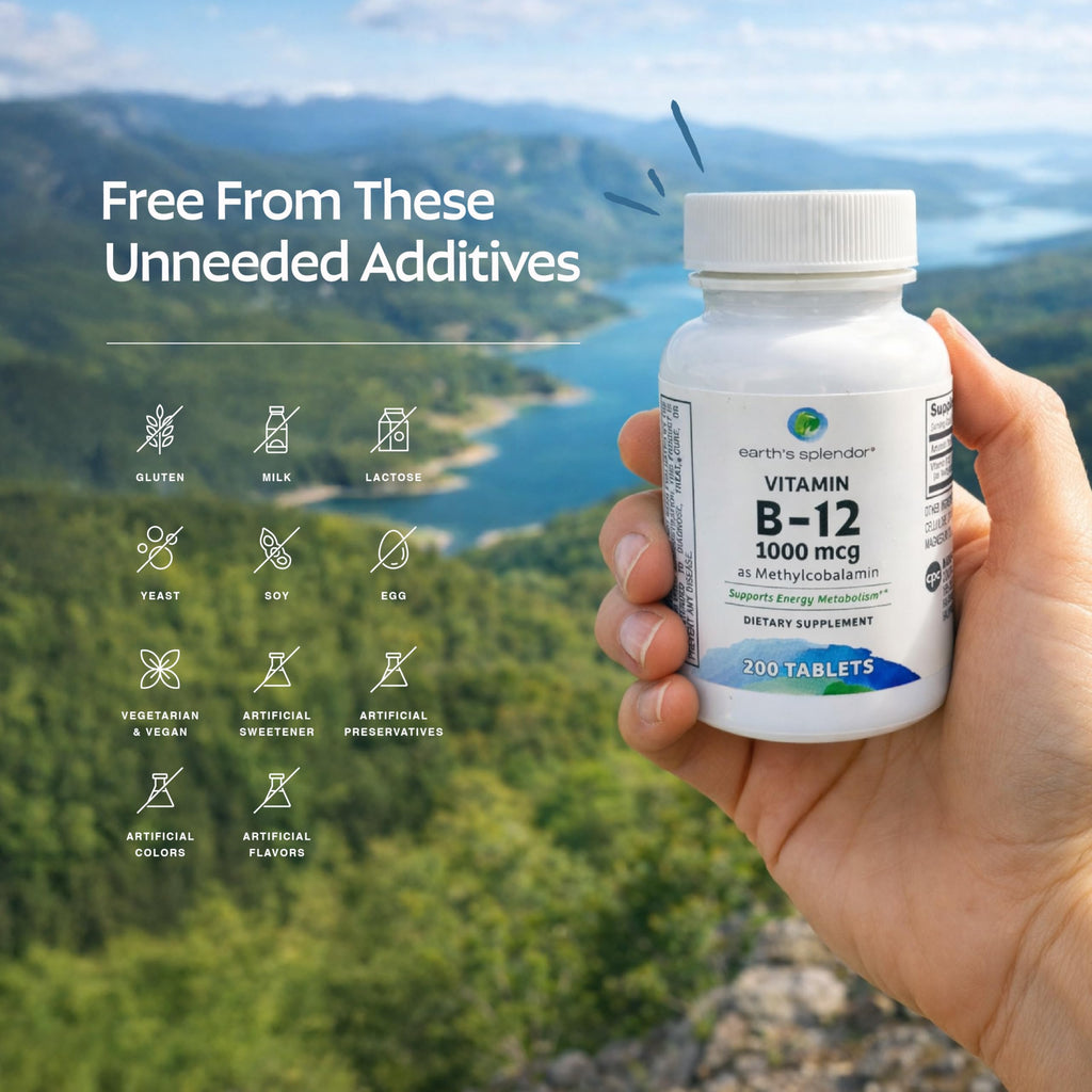 Full packaging display of the two hundred count metabolism support supplement from Earth's Splendor.
