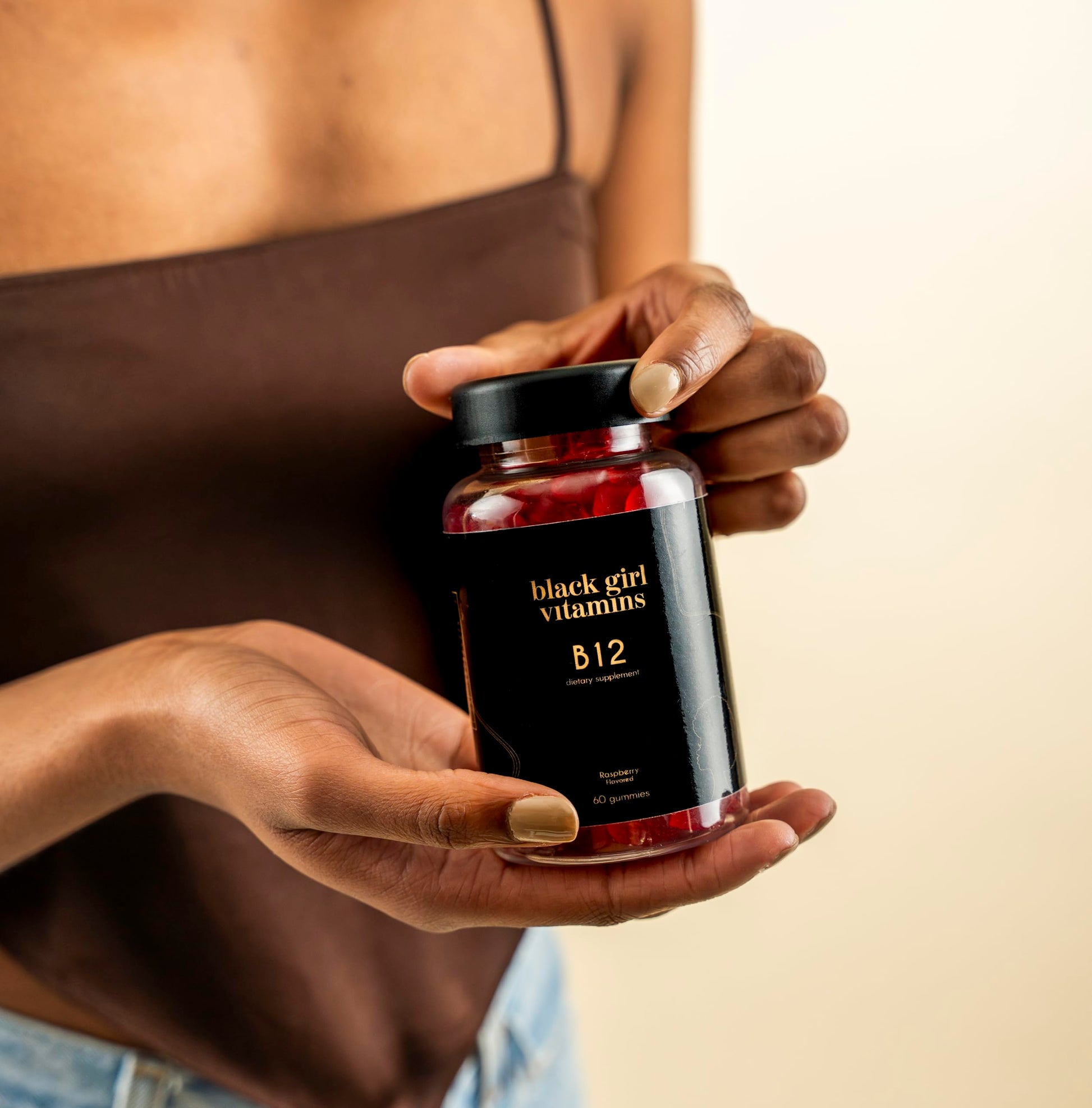 Authentic USA imported Black Girl Vitamins B12 60 count bottle