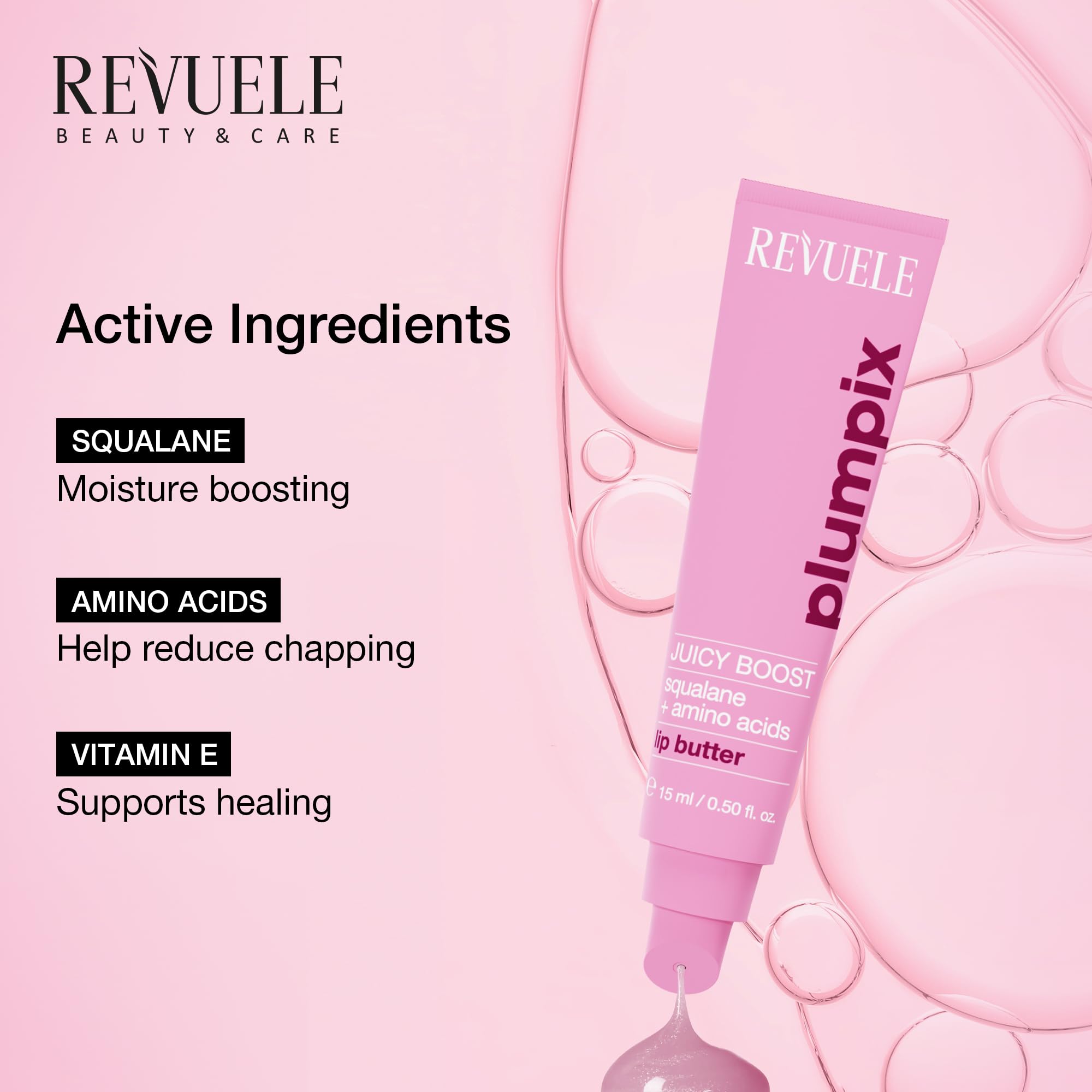 Revuele lip care butter with shea and squalane