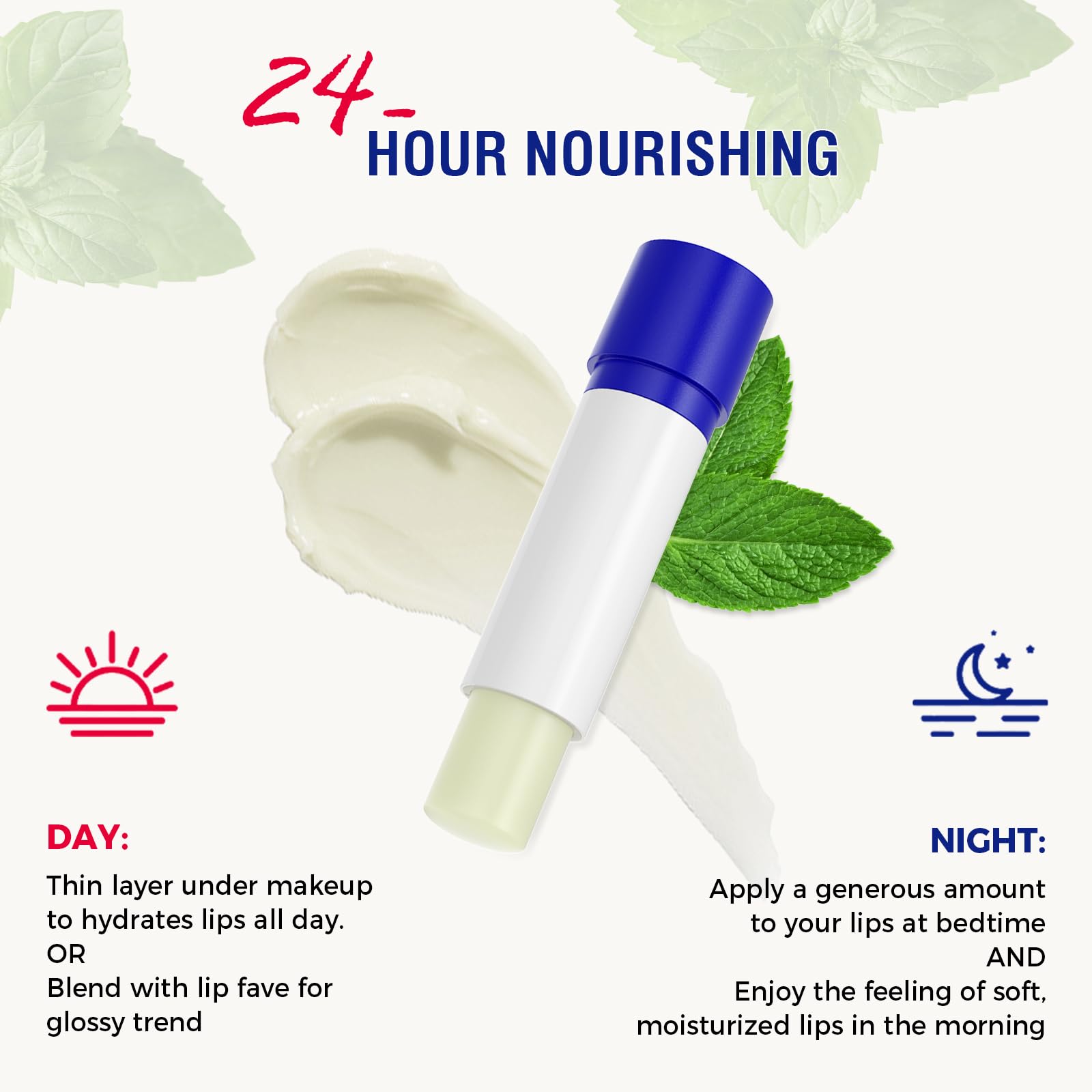 Natural ingredients lip repair balm set by Oukeya