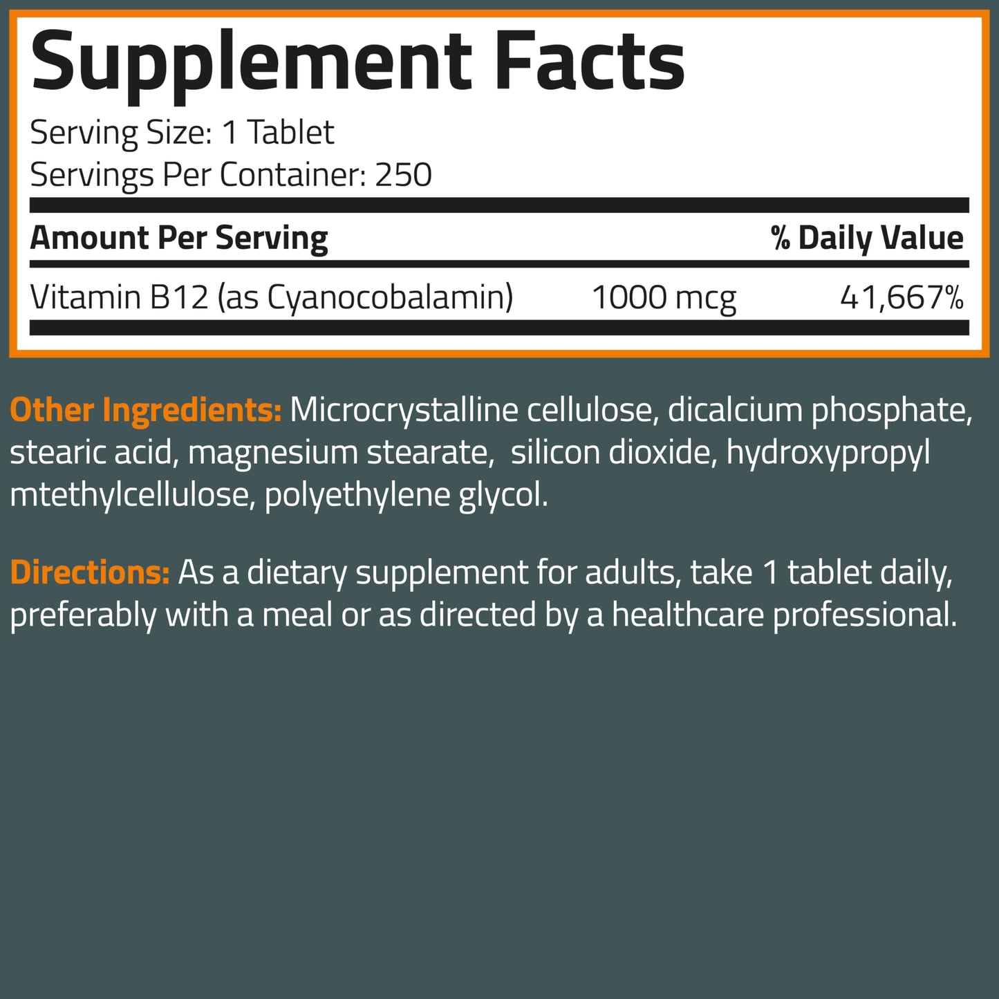 Bronson Vitamin B12 1000mcg bottle displayed alongside natural health elements for lifestyle view