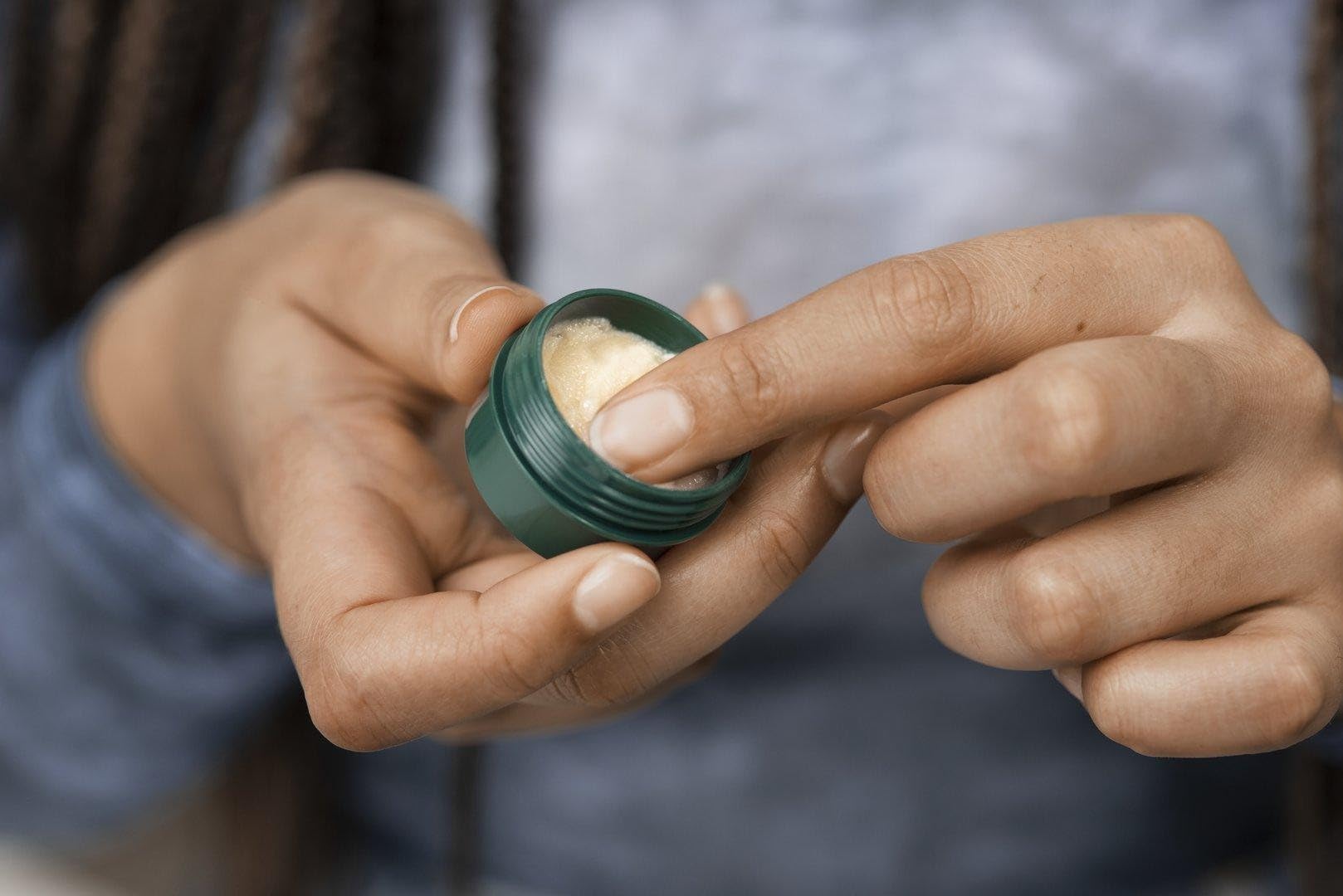 The Body Shop Mango Lip Butter side profile
