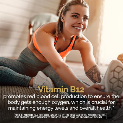 Nature's Wonder Vitamin B12 1000mcg label details