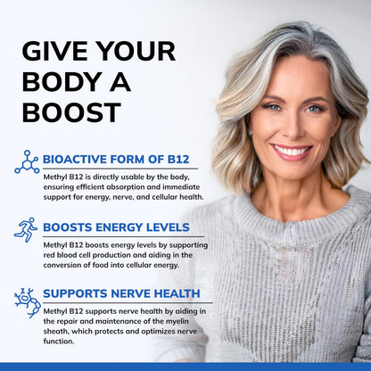 Premium 120 day supply vitamin B12 tablets by aSquared Nutrition