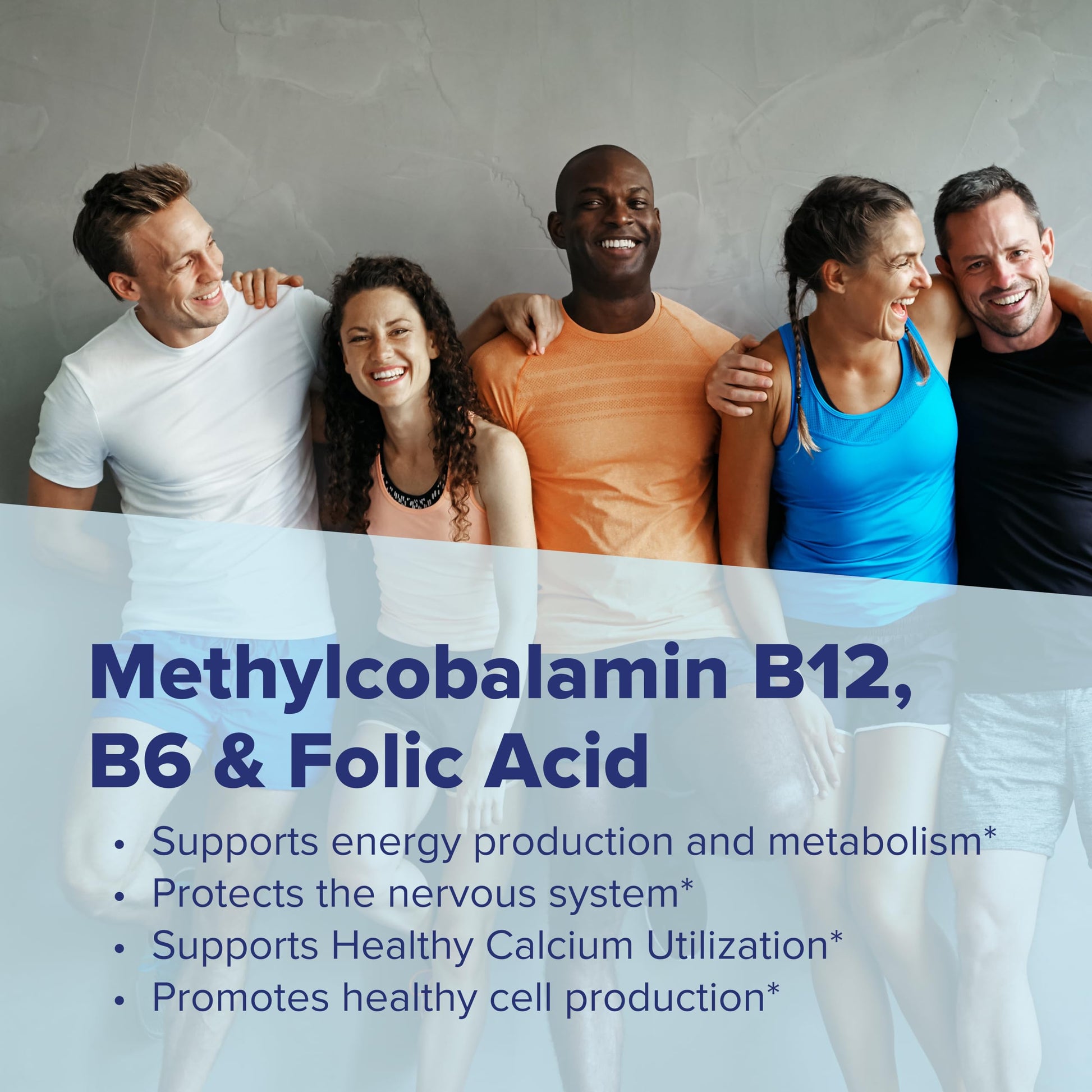 Premium non GMO Vitamin B12 sublingual tablets by Superior Source for brain and heart health support