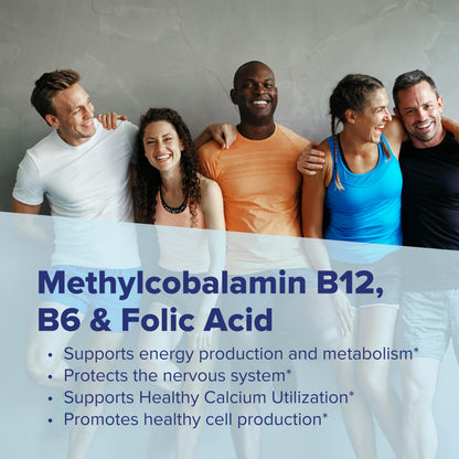 Premium non GMO Vitamin B12 sublingual tablets by Superior Source for brain and heart health support