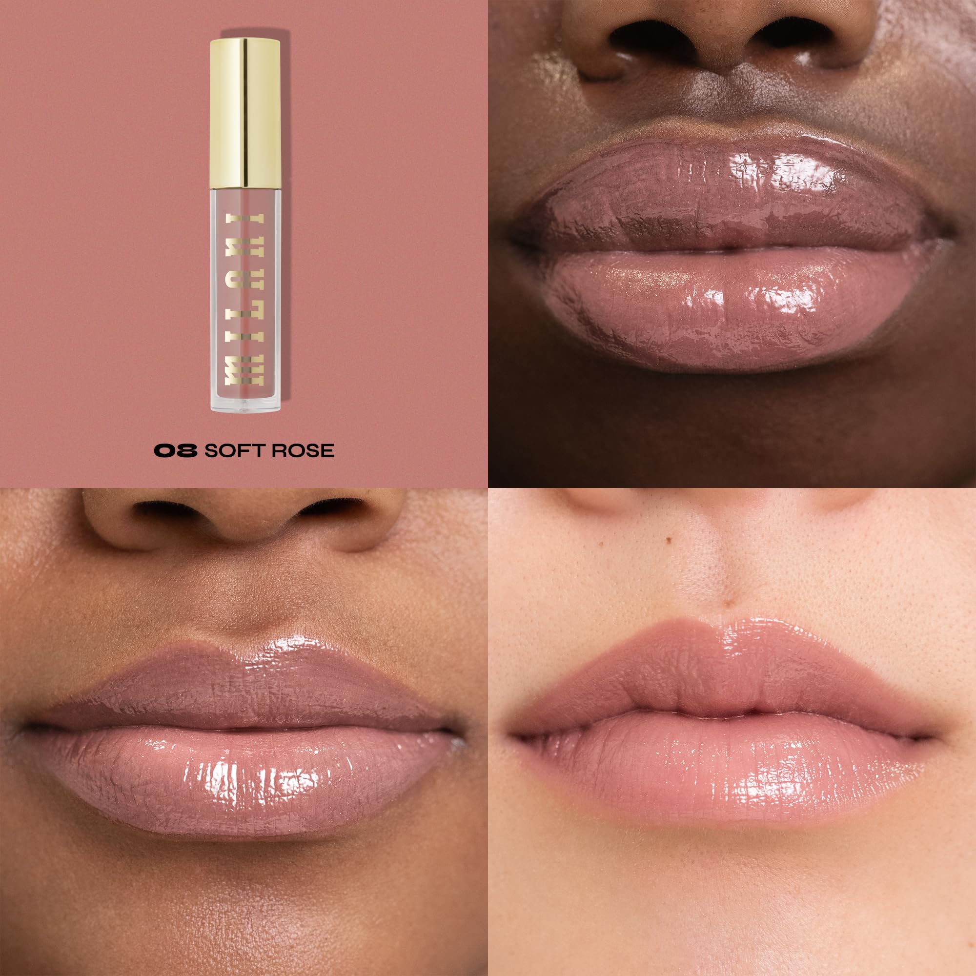 Milani Soft Rose lip plumper applicator detail