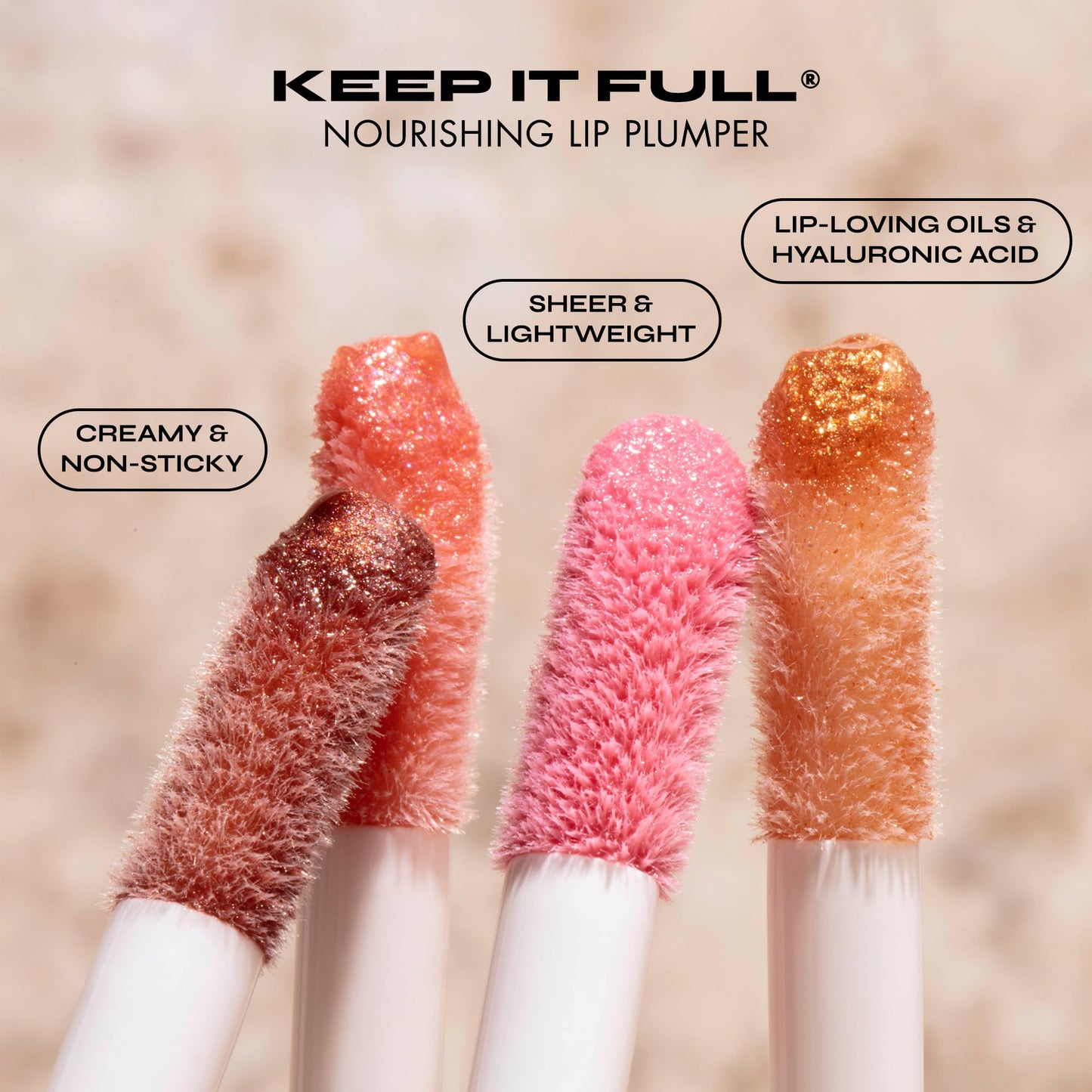 Milani lip gloss soft rose shade swatch on skin