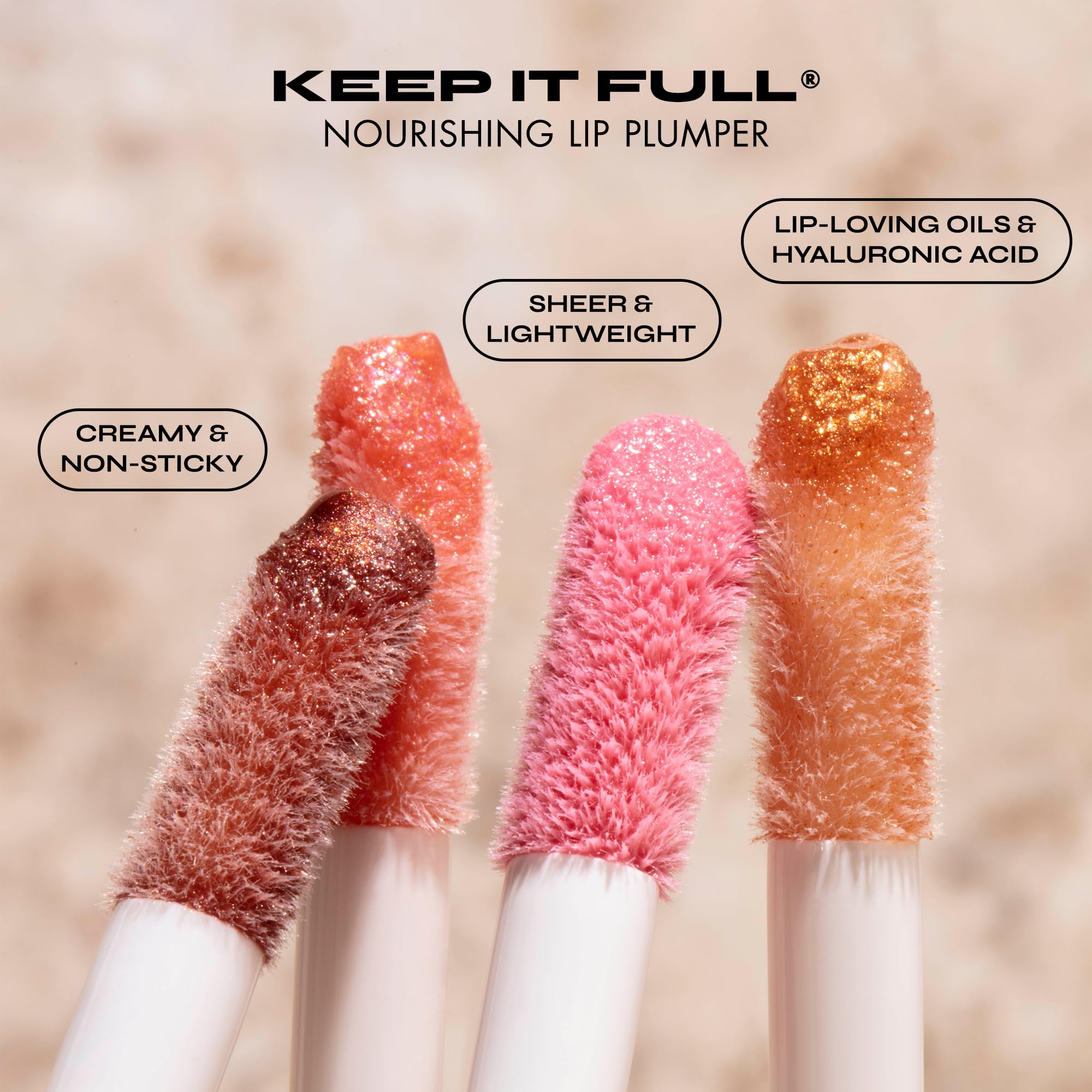 Milani lip gloss soft rose shade swatch on skin