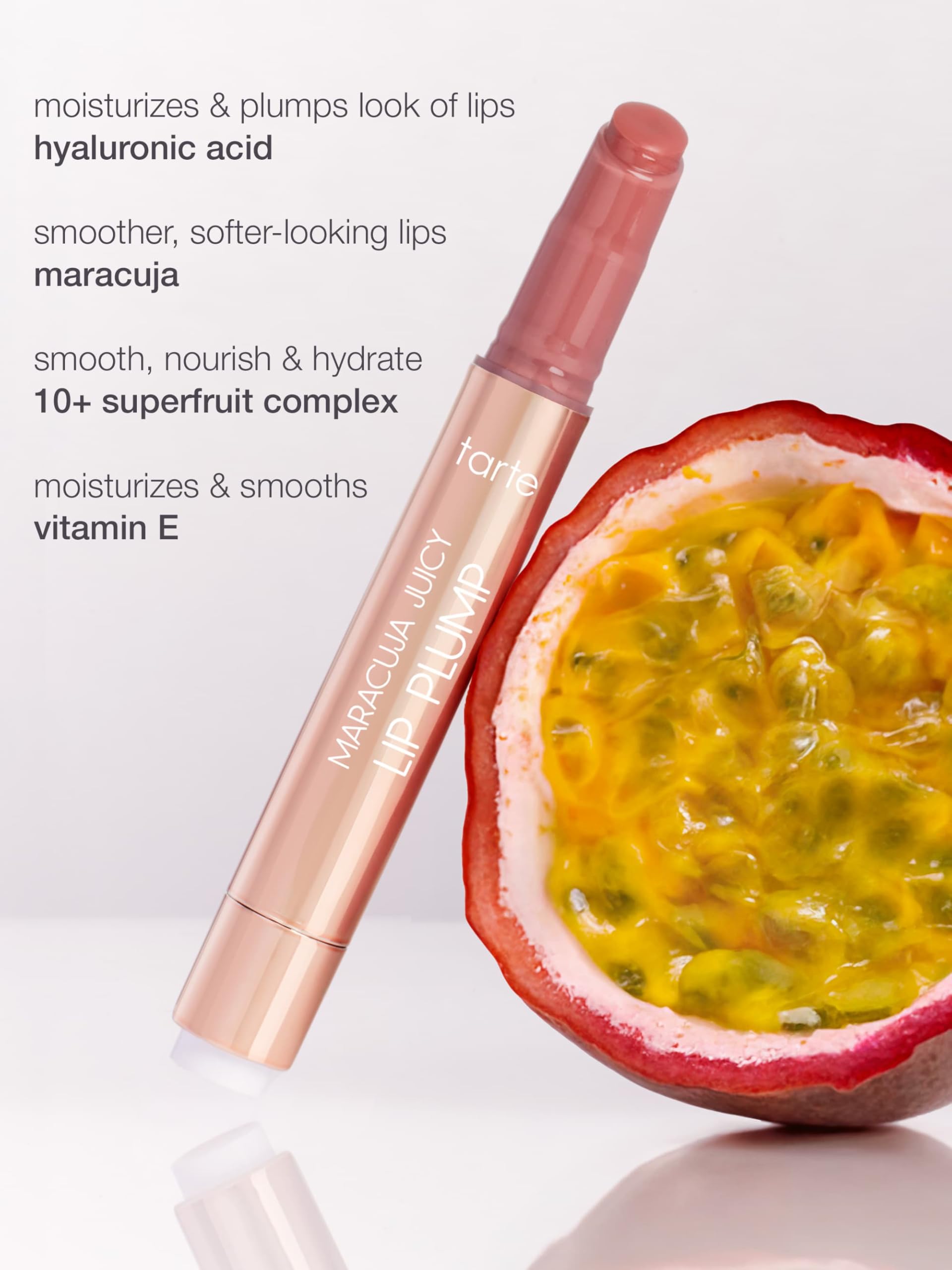 Tarte lip plumper gloss balm swatch on skin