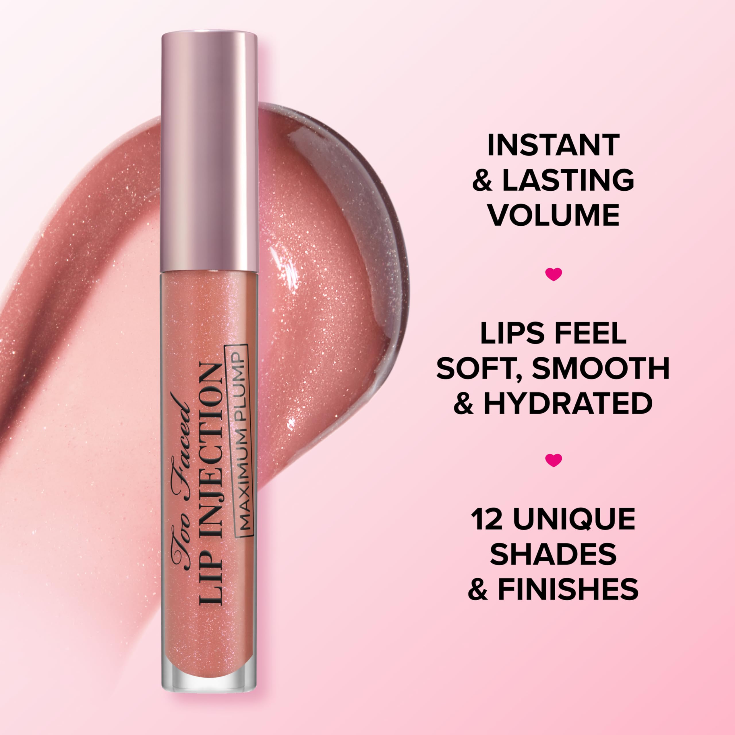 Too Faced Lip Injection Maximum Plump packaging side view