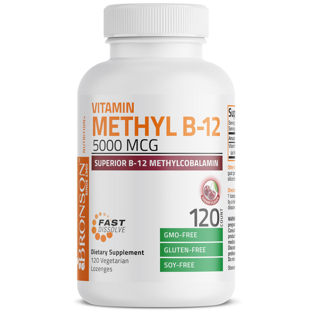Bronson Vitamin B12 supplement facts panel