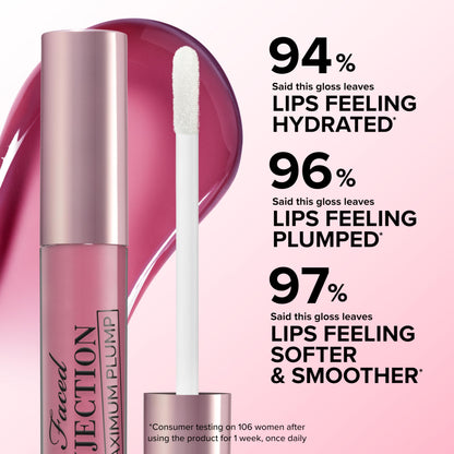 Authentic Too Faced lip gloss bottle
