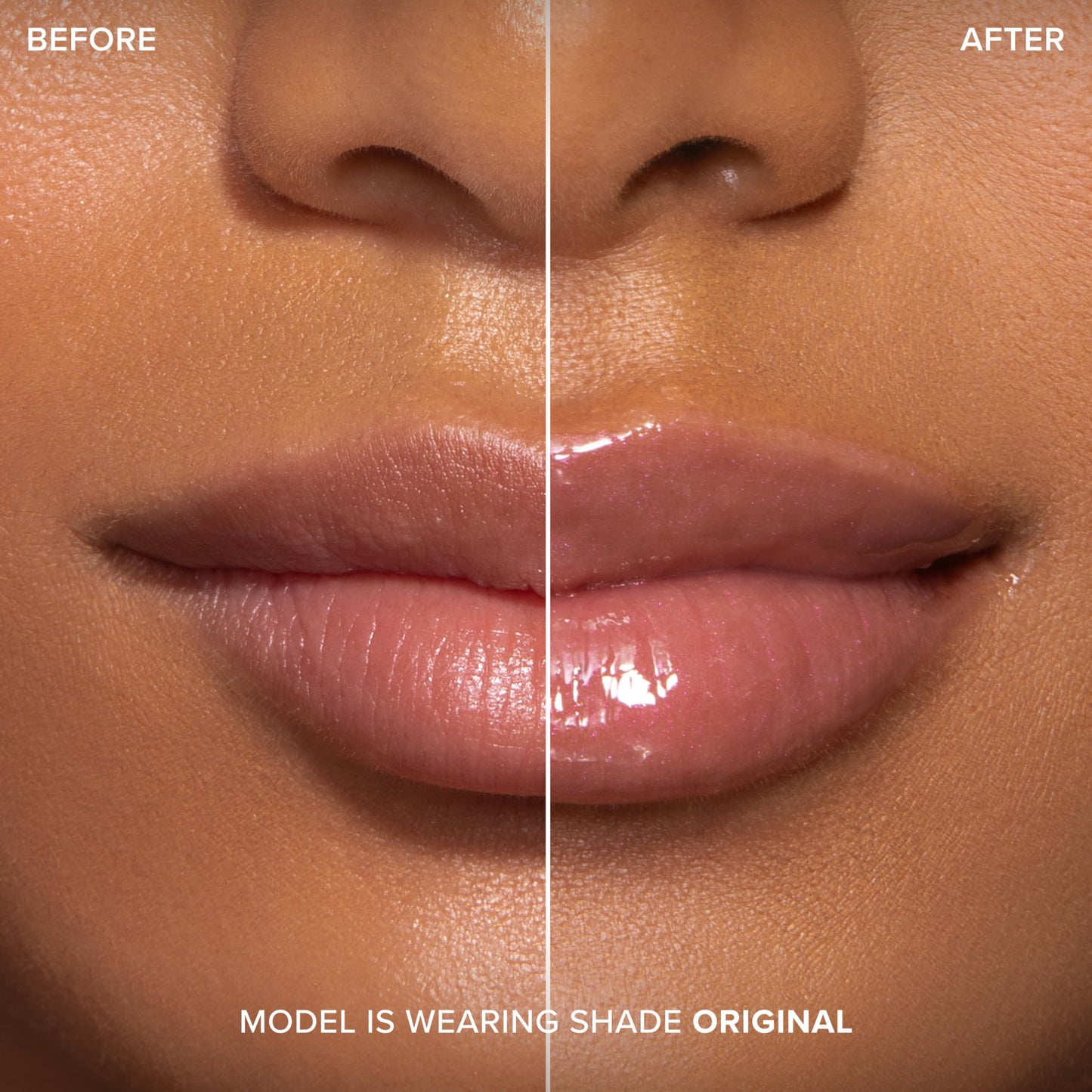Too Faced Lip Injection gloss applied on lips