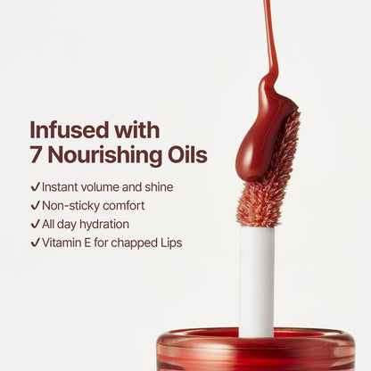 Back side of Fwee 3D Voluming Gloss packaging details