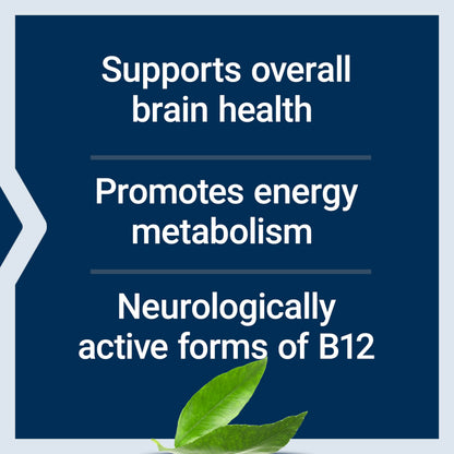 Side profile of Life Extension B12 Elite bottle displaying dietary attributes for vegetarians.
