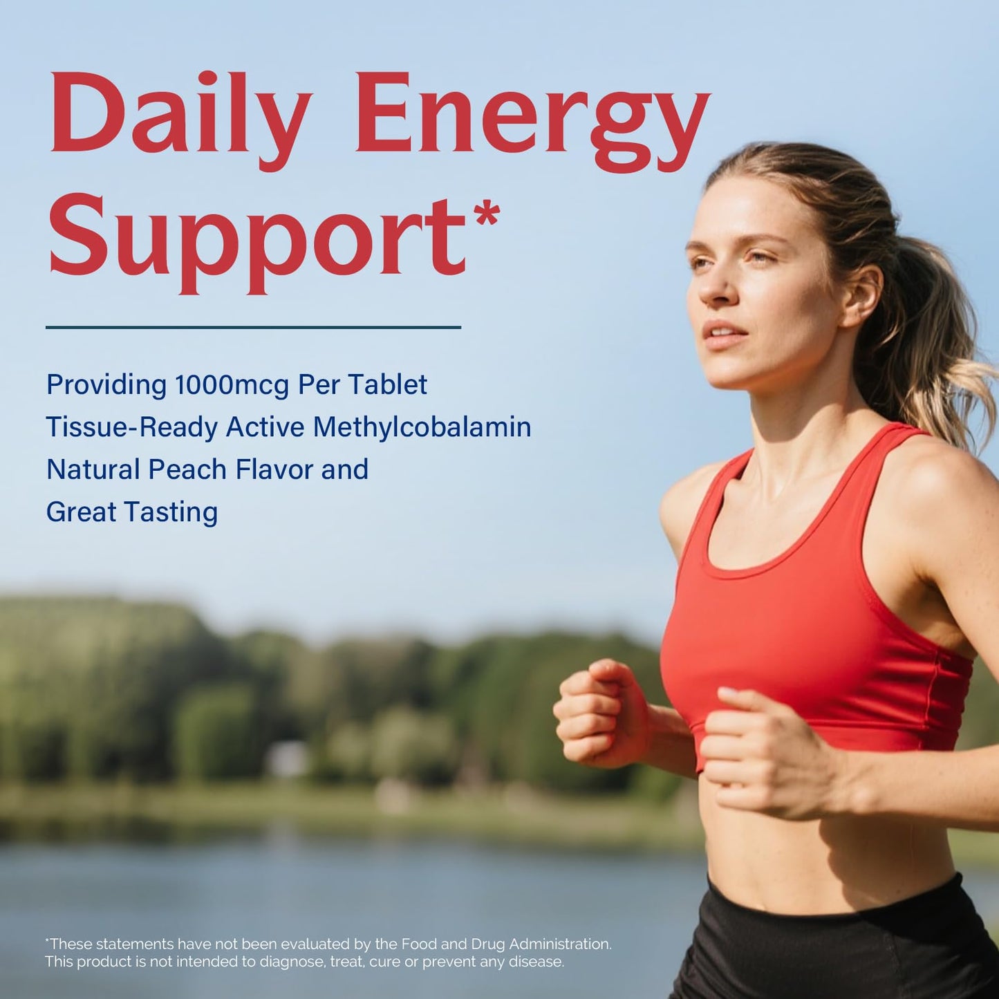 Innate Vitality methylcobalamin 90 tablets bottle side view