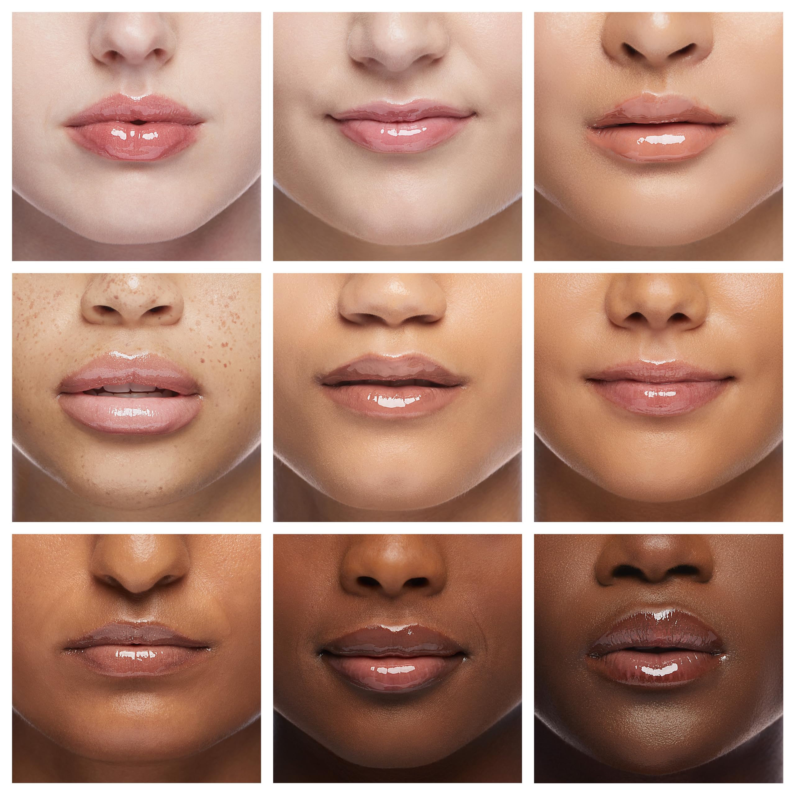 Model applying Kissio lip plumping gloss for fuller lips