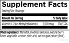 Vegan non GMO high potency vitamin B12 health supplement