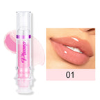 Side profile of Erinde syringe-style lip plumper bottle