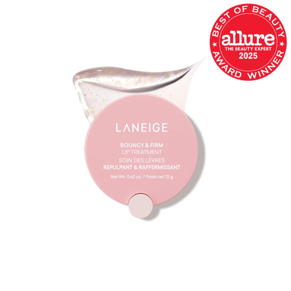 Laneige lip treatment showing honey-like texture and consistency