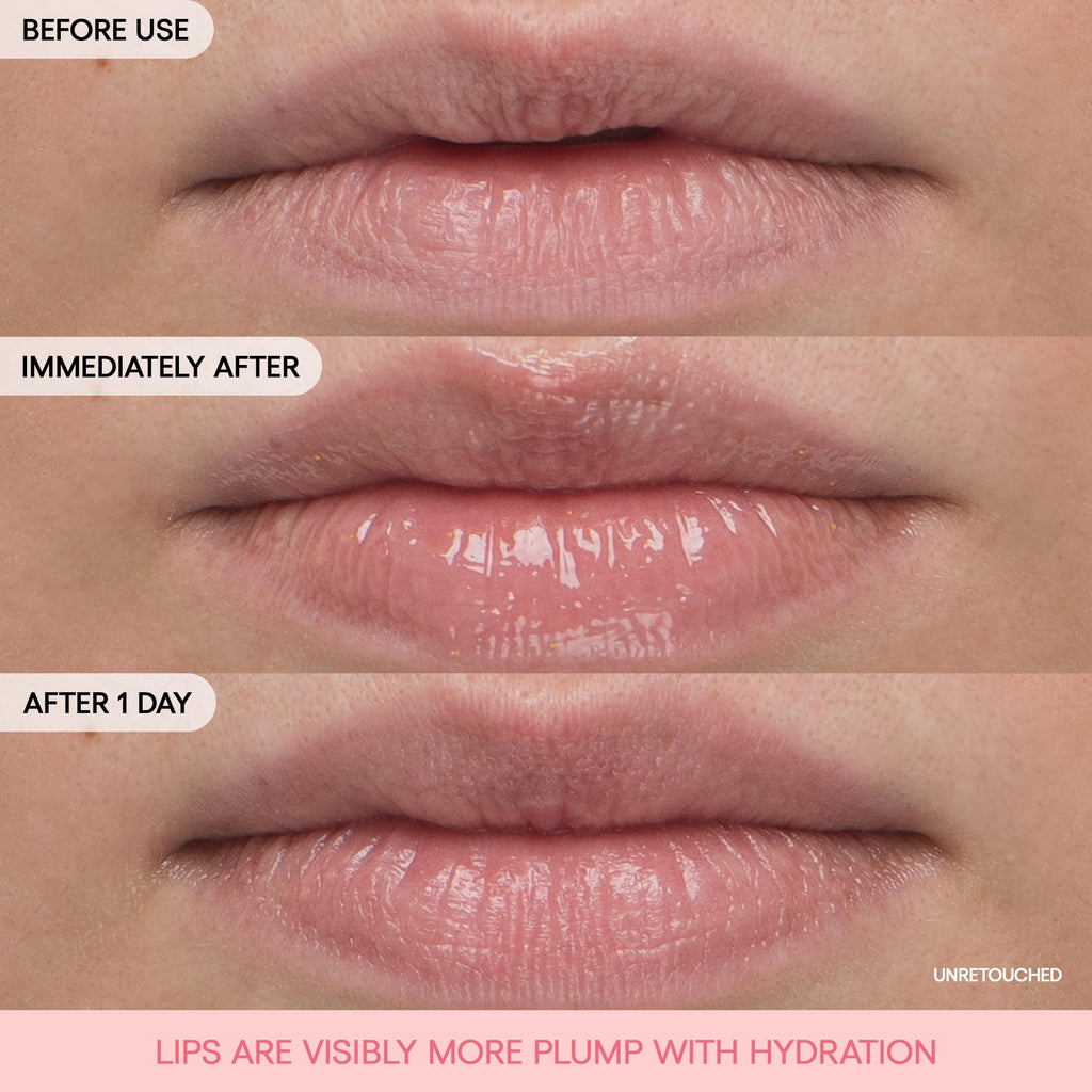 Laneige Bouncy And Firm Lip Treatment jar next to product packaging box