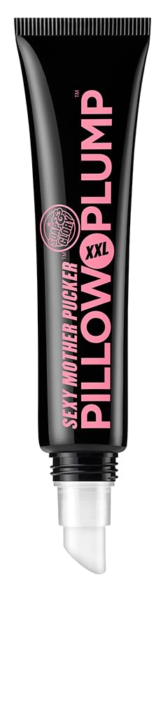 Soap and Glory lip gloss applicator and texture close up