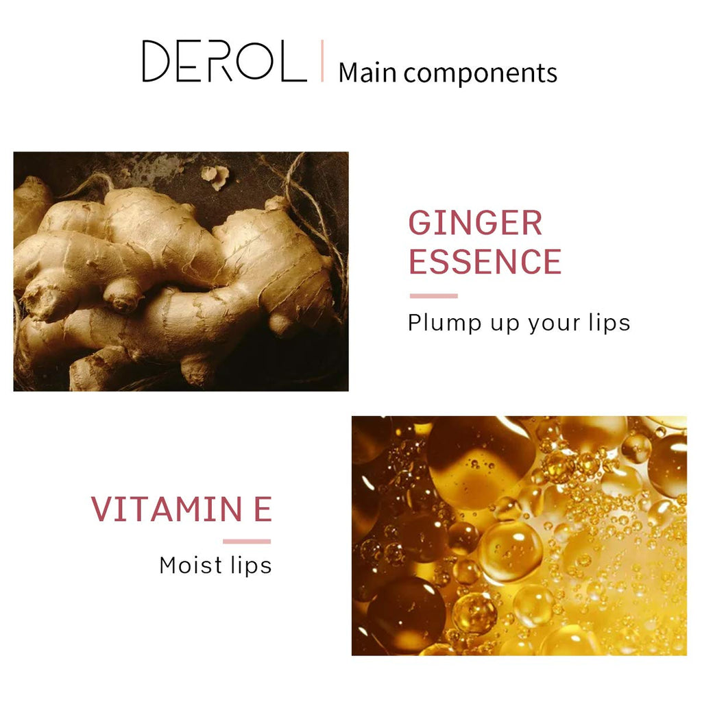 Anmansy Lip Plumper serum being applied to lips for fuller look