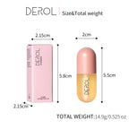 Texture and consistency of the clear Anmansy moisturizing lip treatment