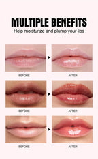 Model applying Baisen Diary chili extract lip plumper