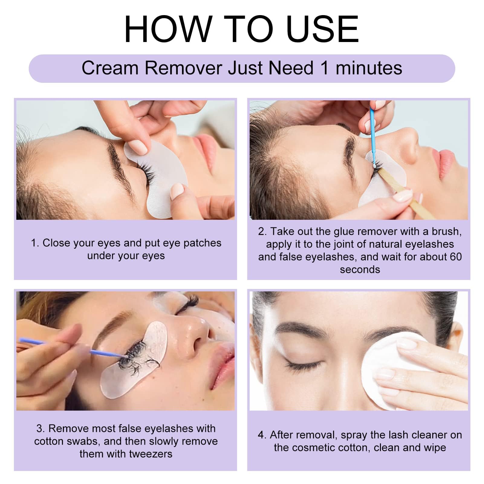 Wendy Lashes 10ml professional lash remover bottle