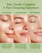 Cover Monster Nourishing Cleansing Balm milky emulsion texture with warm water