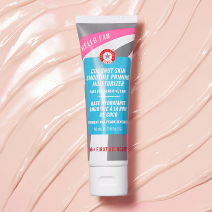 First Aid Beauty 2-in-1 hydrating cream and makeup primer packaging