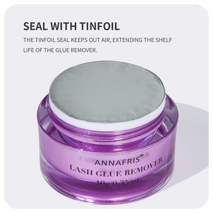 Authentic Annafris eyelash extension removal cream jar