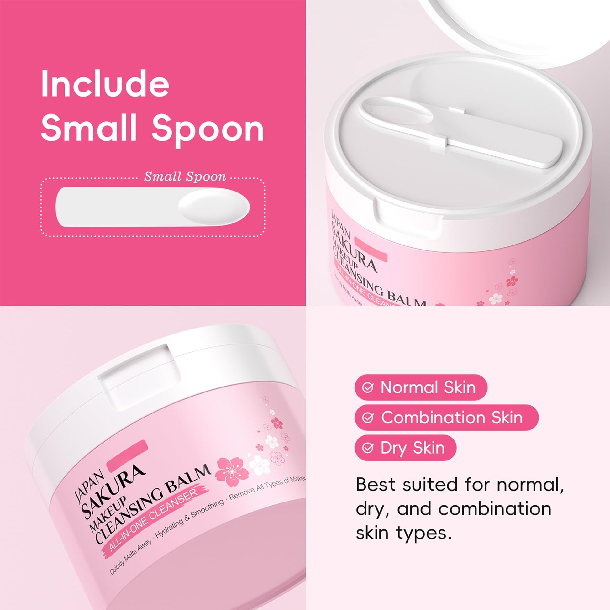 Miescher Sakura Cleansing Balm hydrating face cleanser