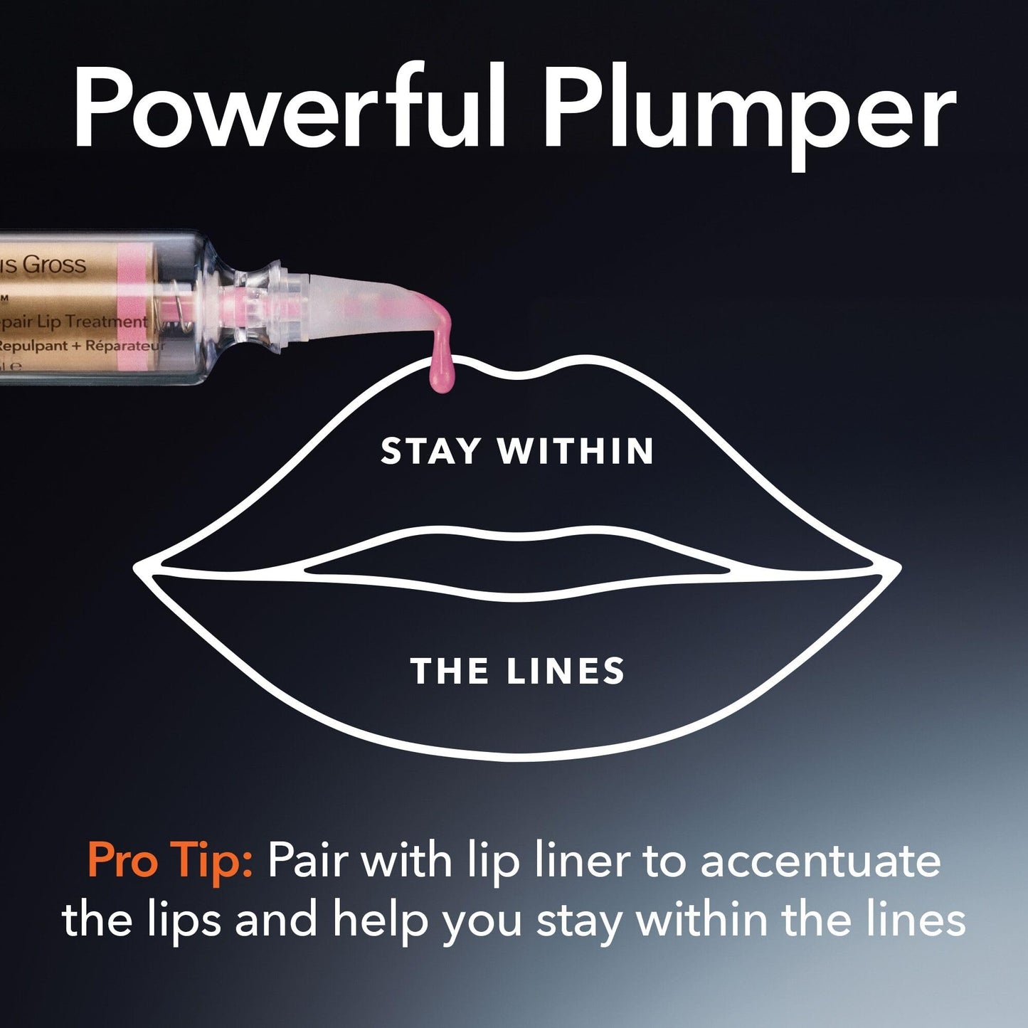 Clinical lip plumping treatment by Dr Dennis Gross
